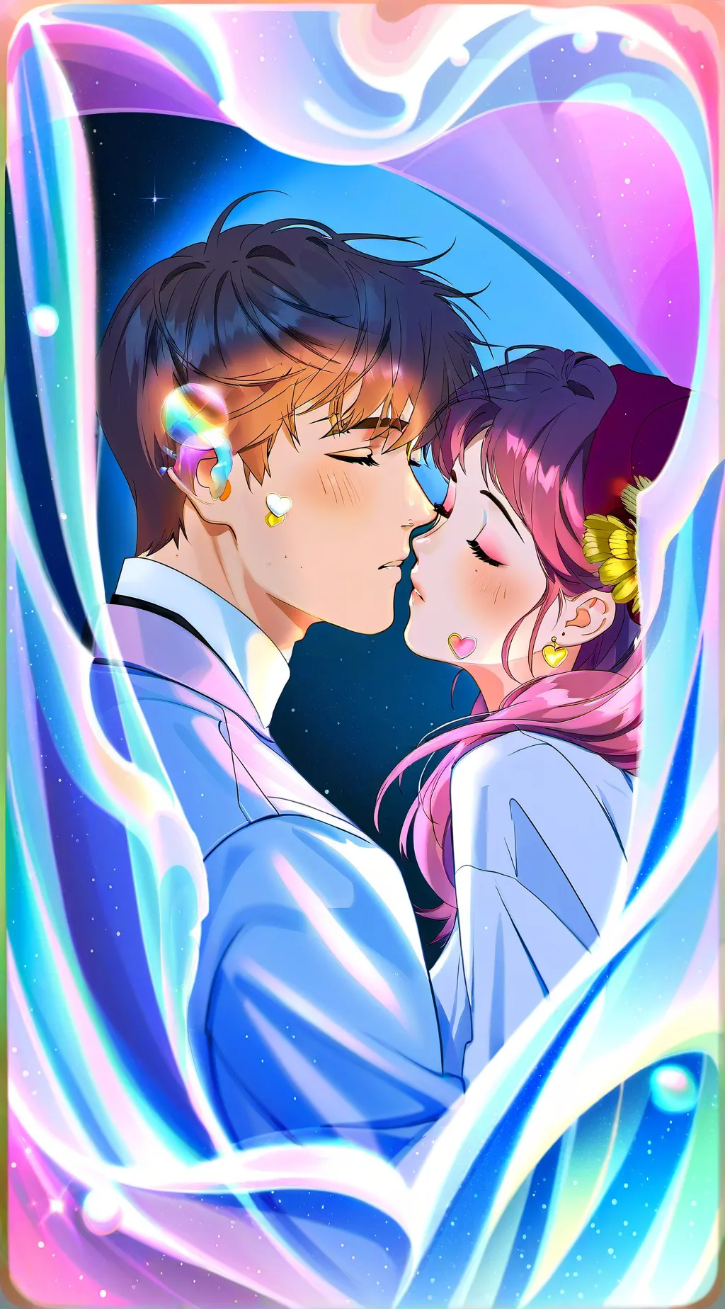 ai character: tunner and Neons   background