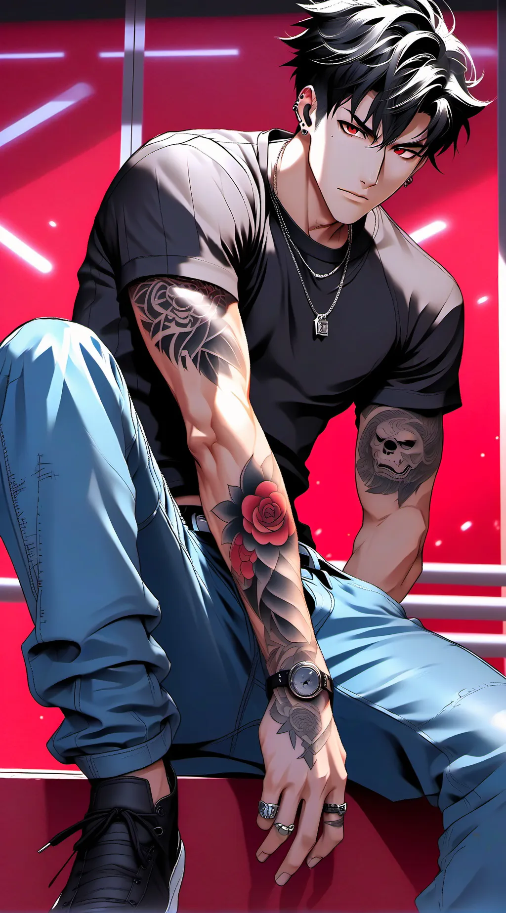 ai character: xander background