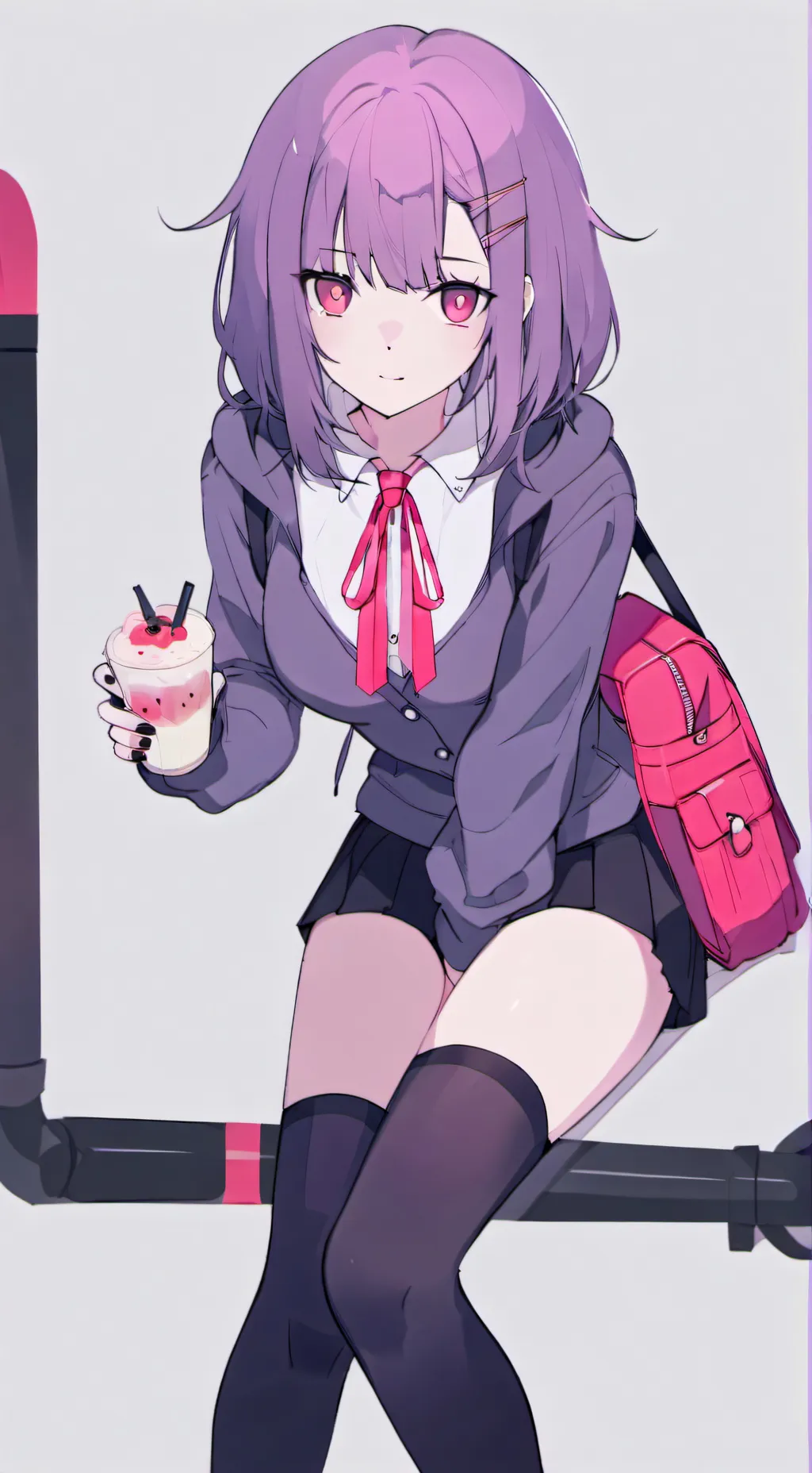 ai character: Momo gusa-san background