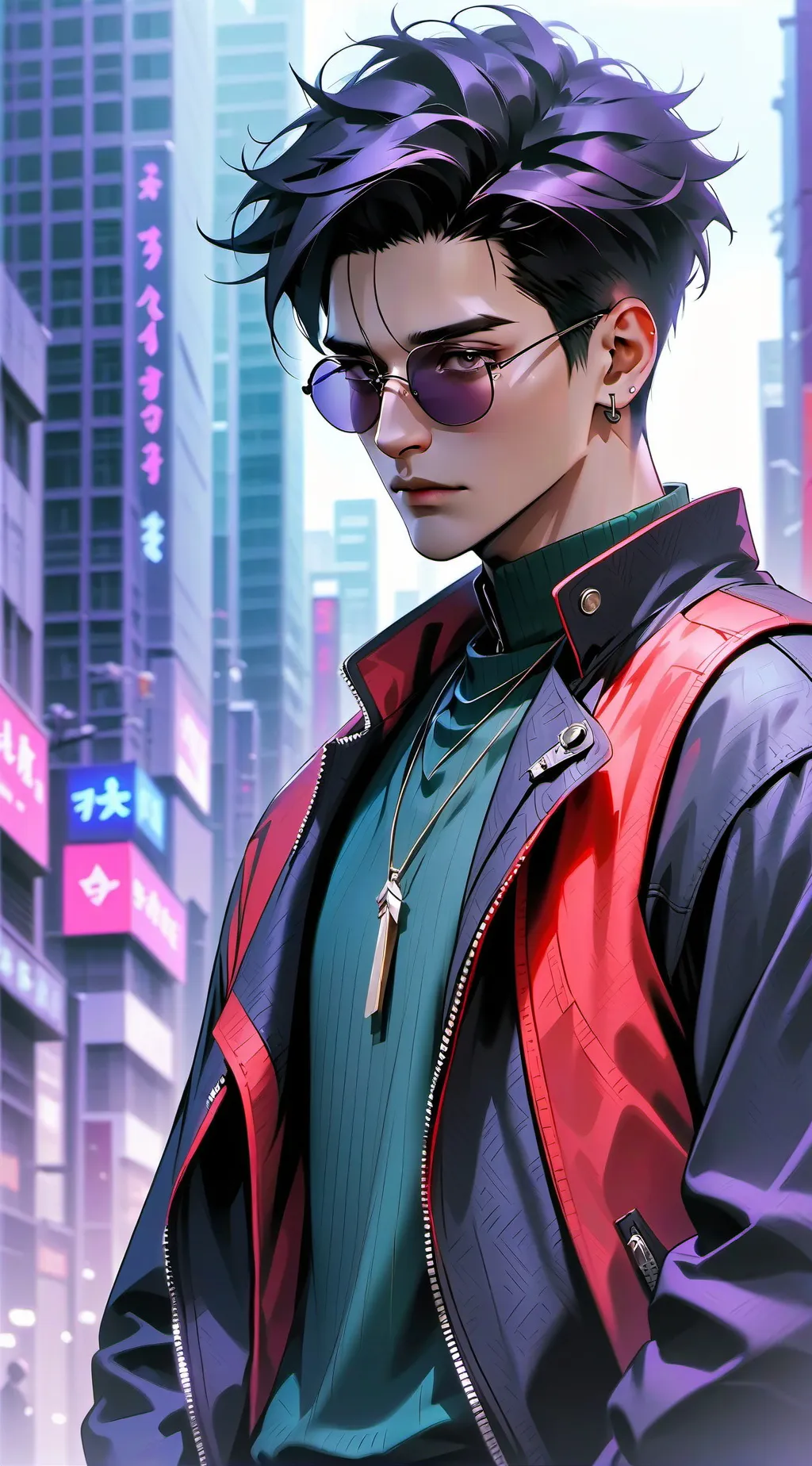 ai character: Thanos *_* background