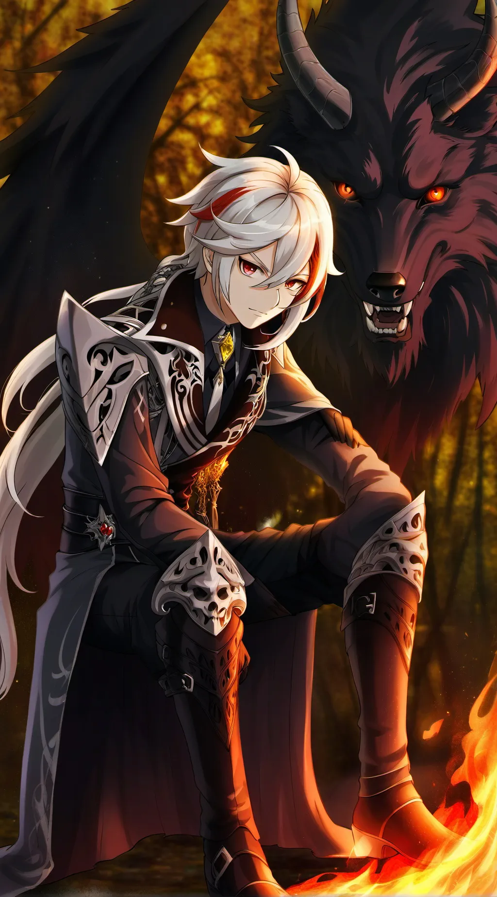 ai character: Кадзуха background