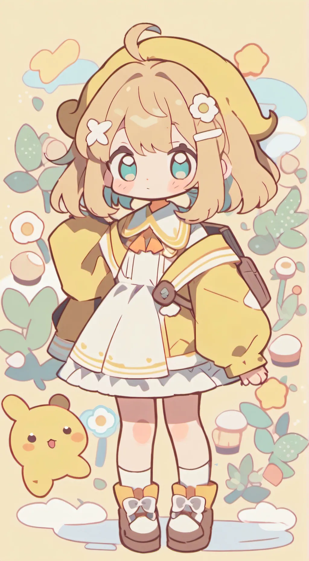 ai character: Emily (my joke oc) background