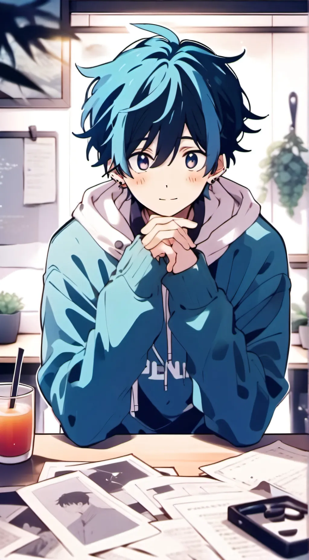 ai character: Midnight Anime Rival background