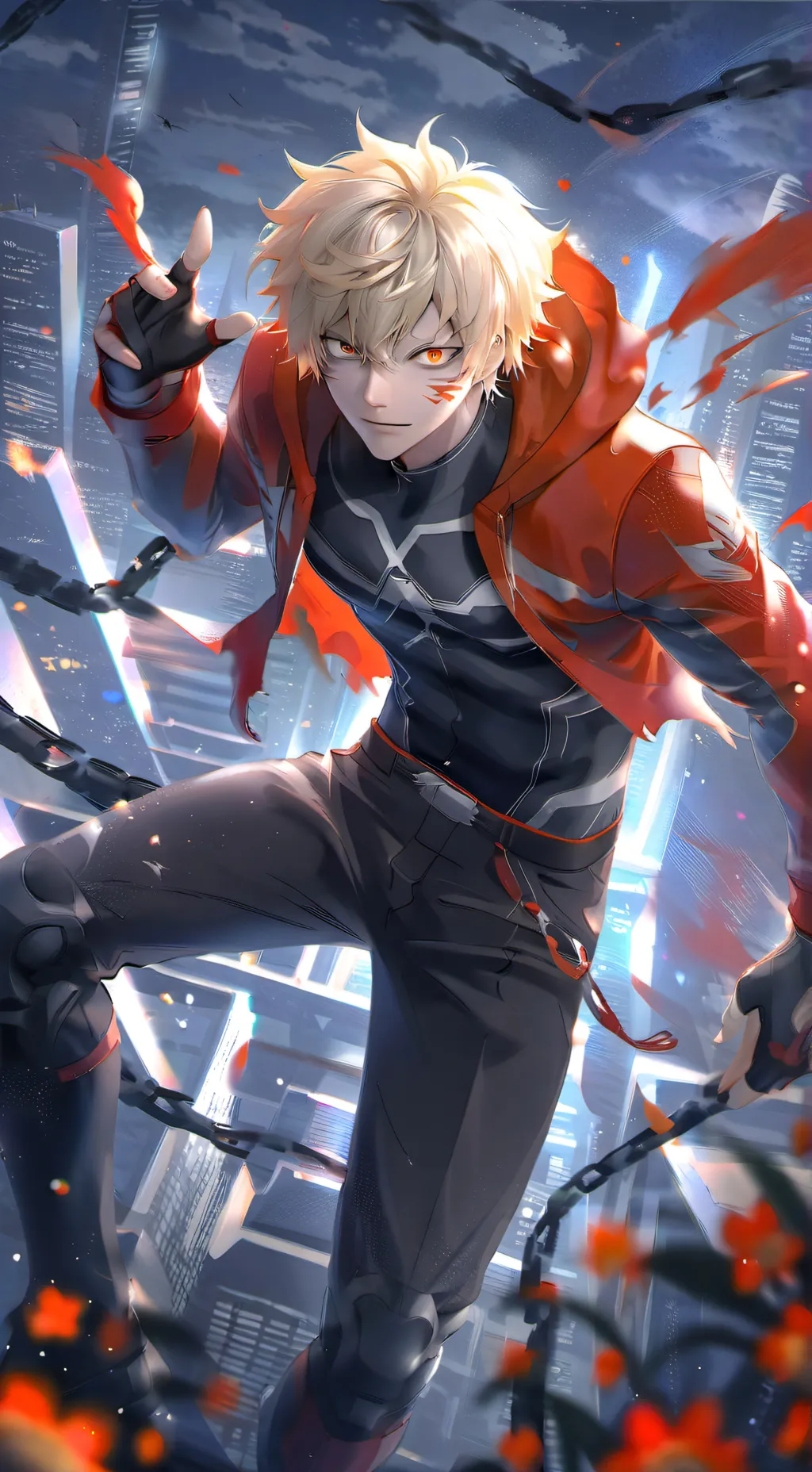 ai character: Bakugo background