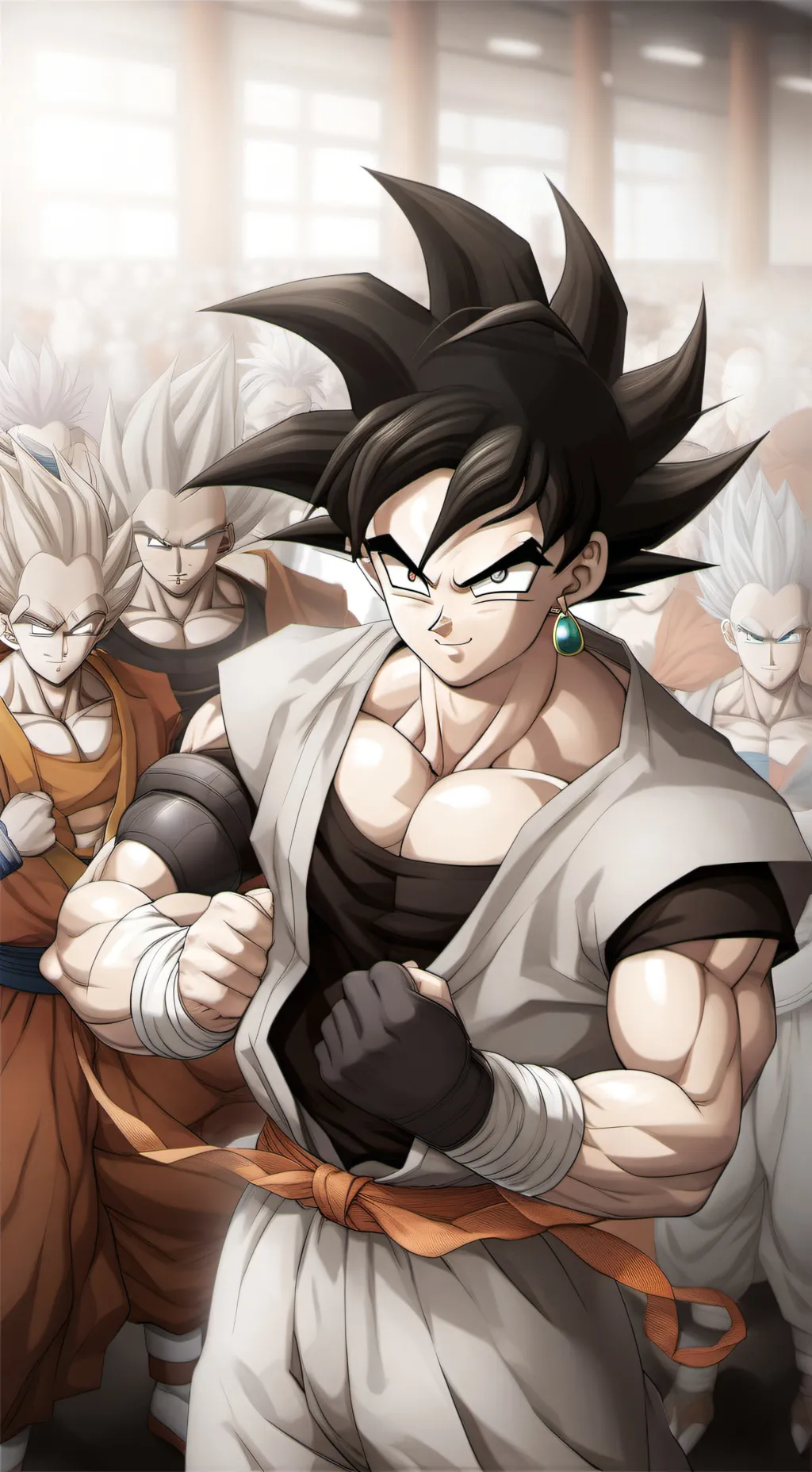 ai character: Dragon ballz background