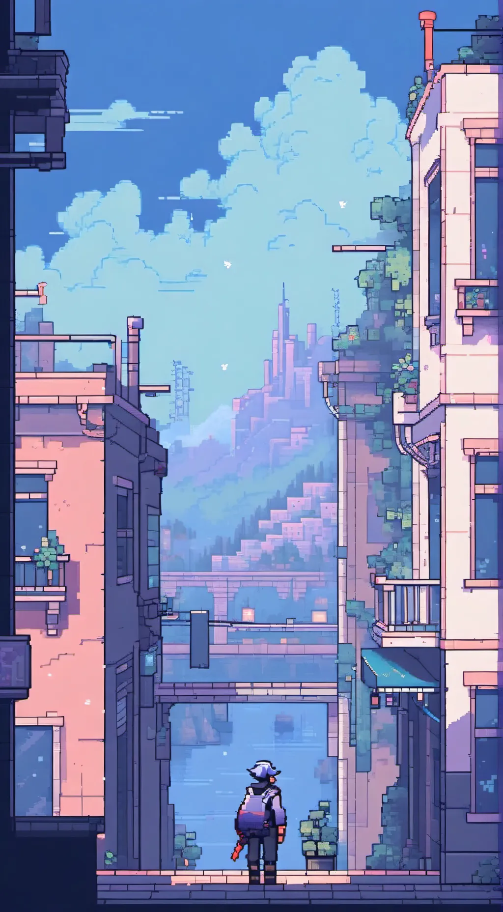 ai character: Fpe anime fight background