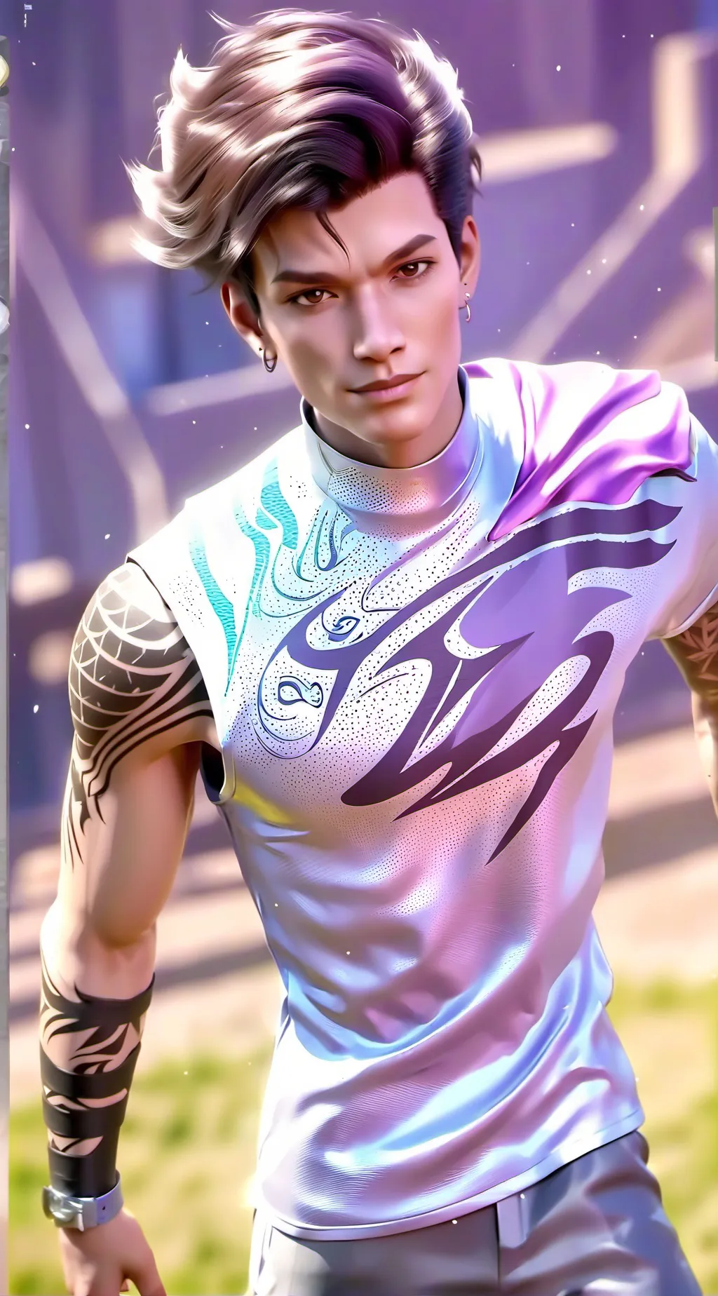 ai character: Max background