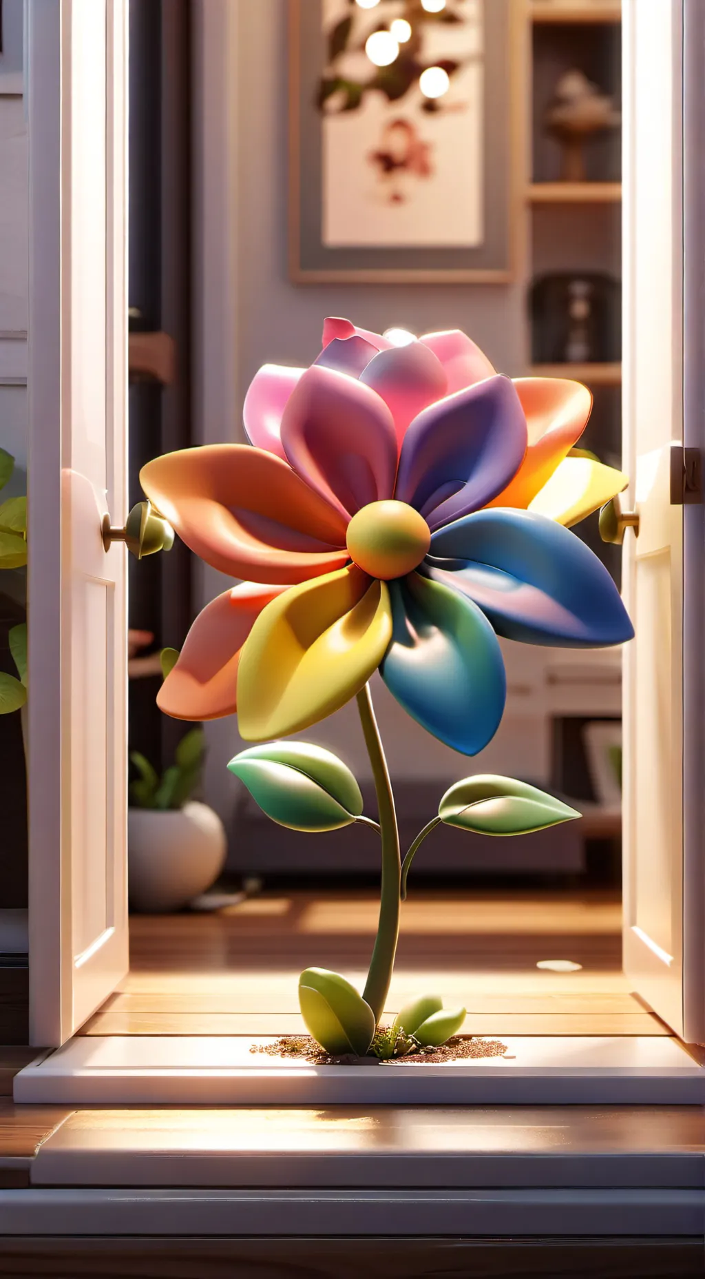 ai character: Dandy 😼😼 background