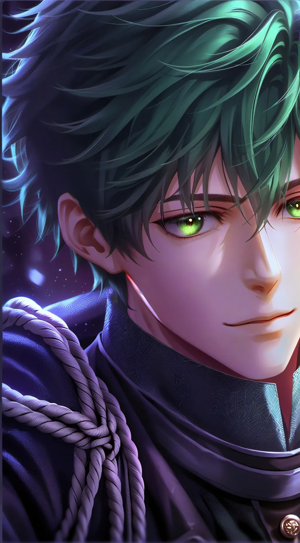 ai character: Deku background