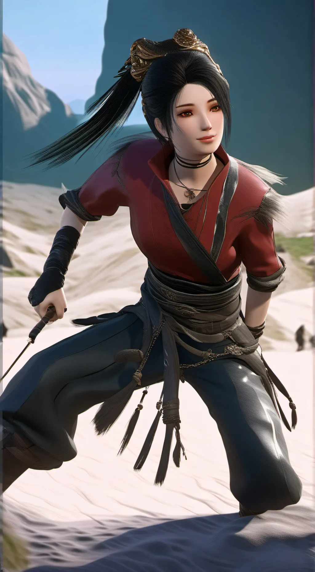 ai character: Momjii background