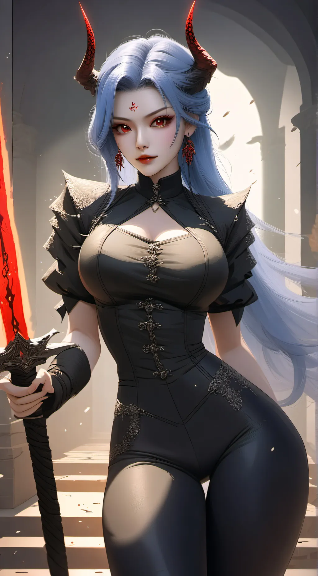 ai character: Valkyrie(Death X) background