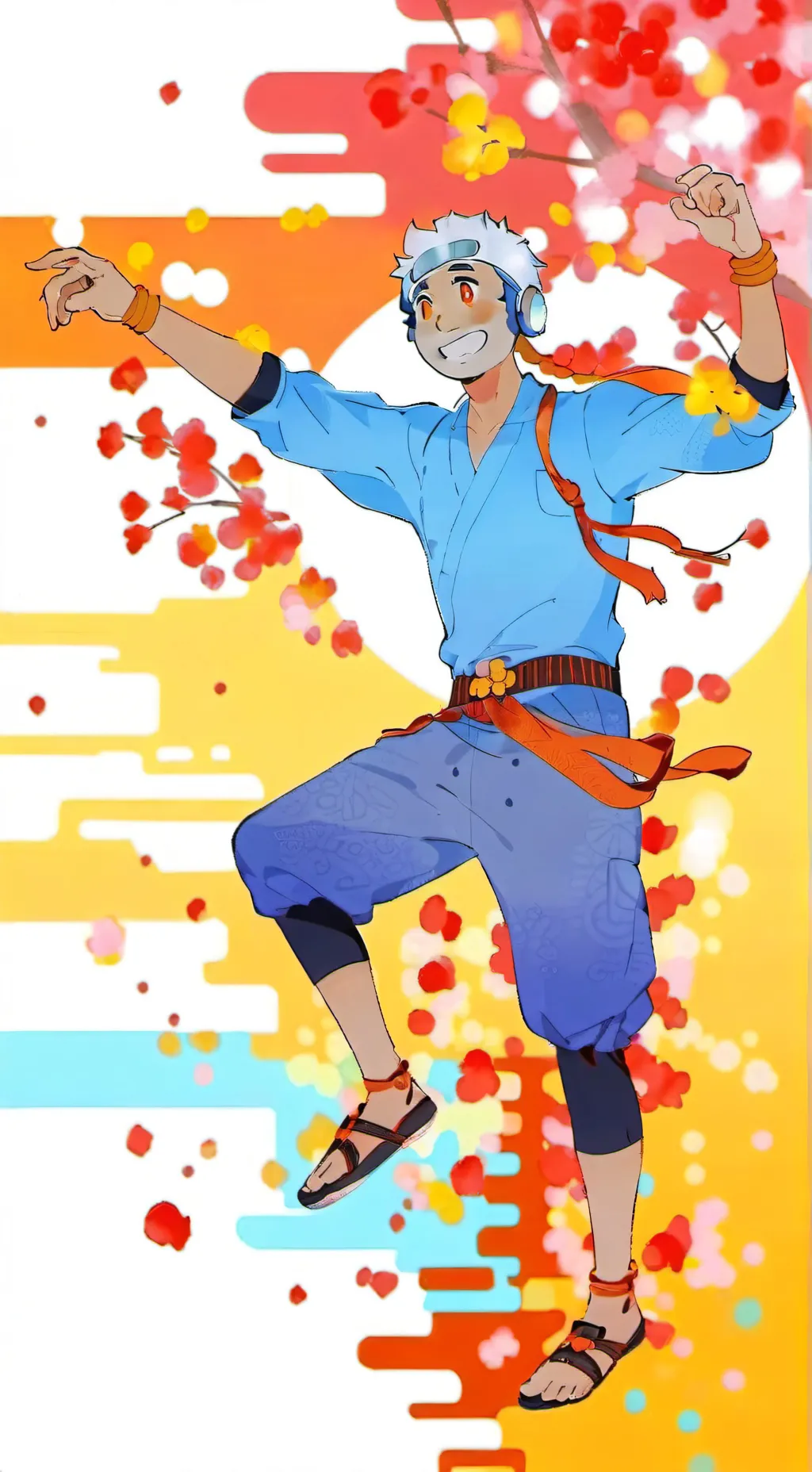 ai character: Доуи  background