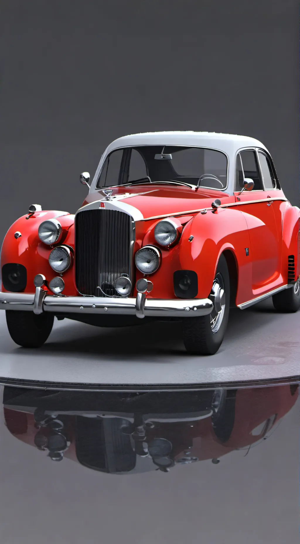 ai character: old car background