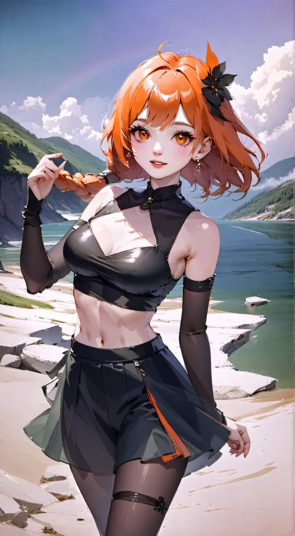 ai character: nami background