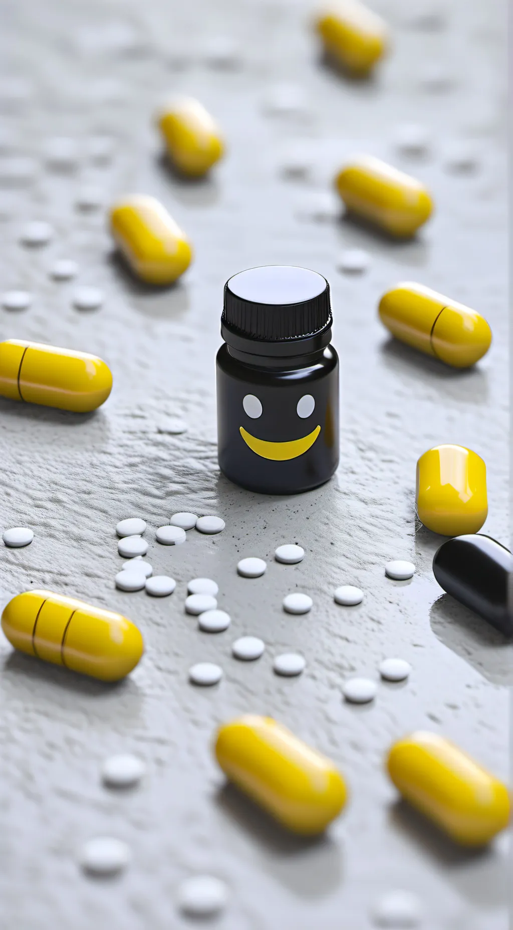 ai character: { Dr. Smiley } background