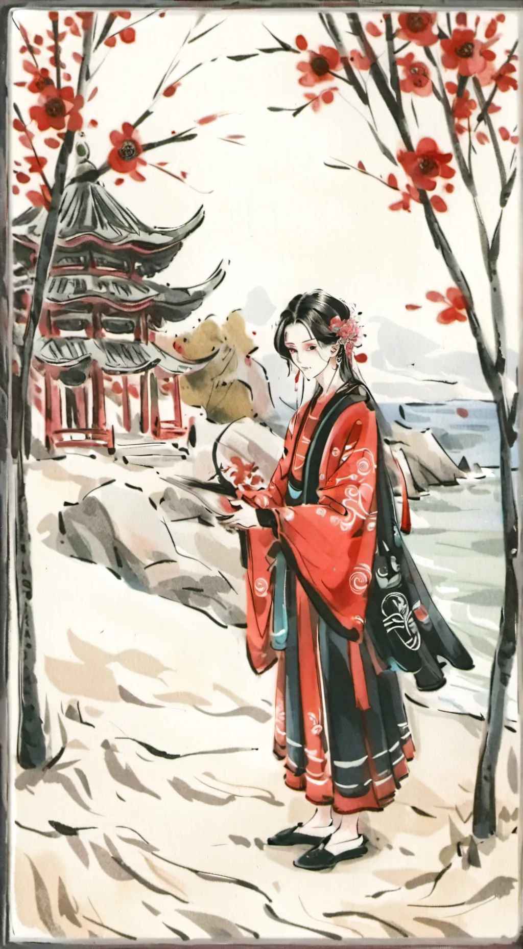 ai character: mha  pool background