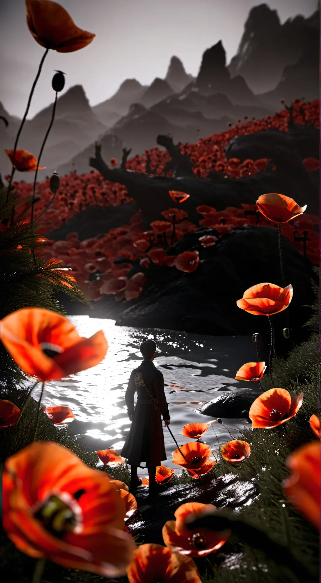 ai character: PPT(3 et 4)  background