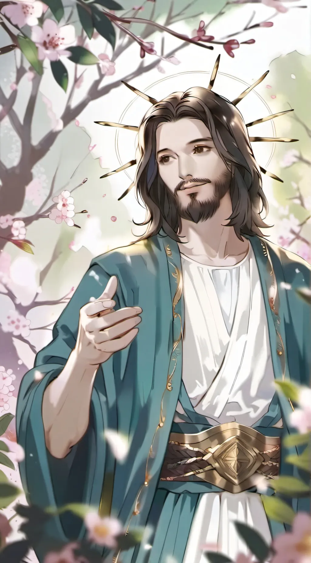 ai character: god the father background