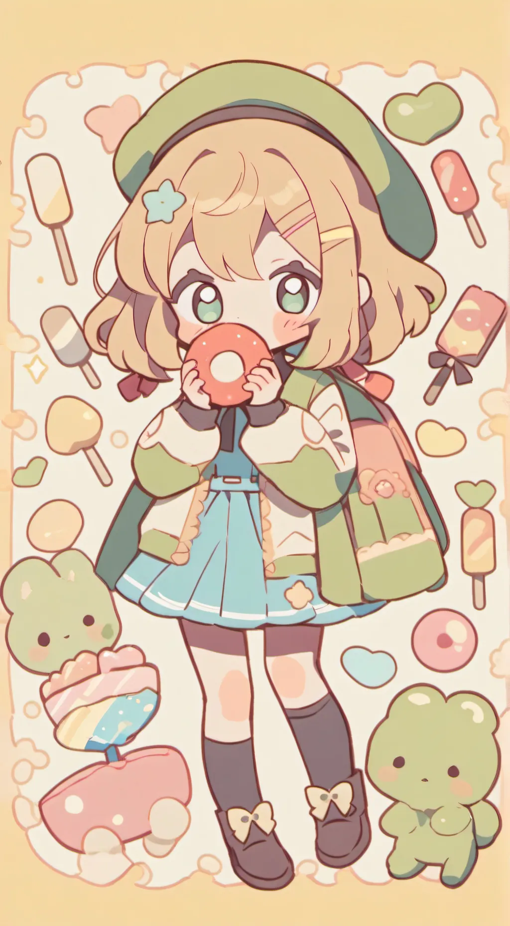 ai character: Iris background