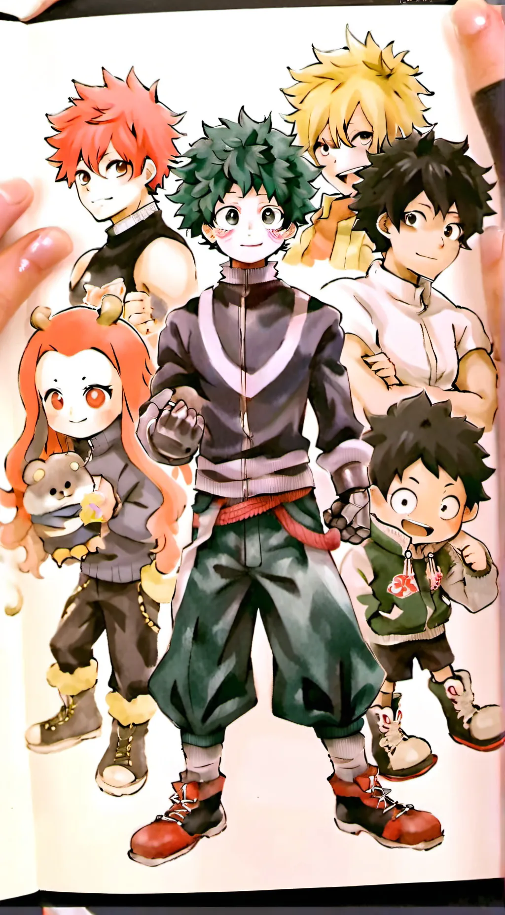 ai character: All might: background