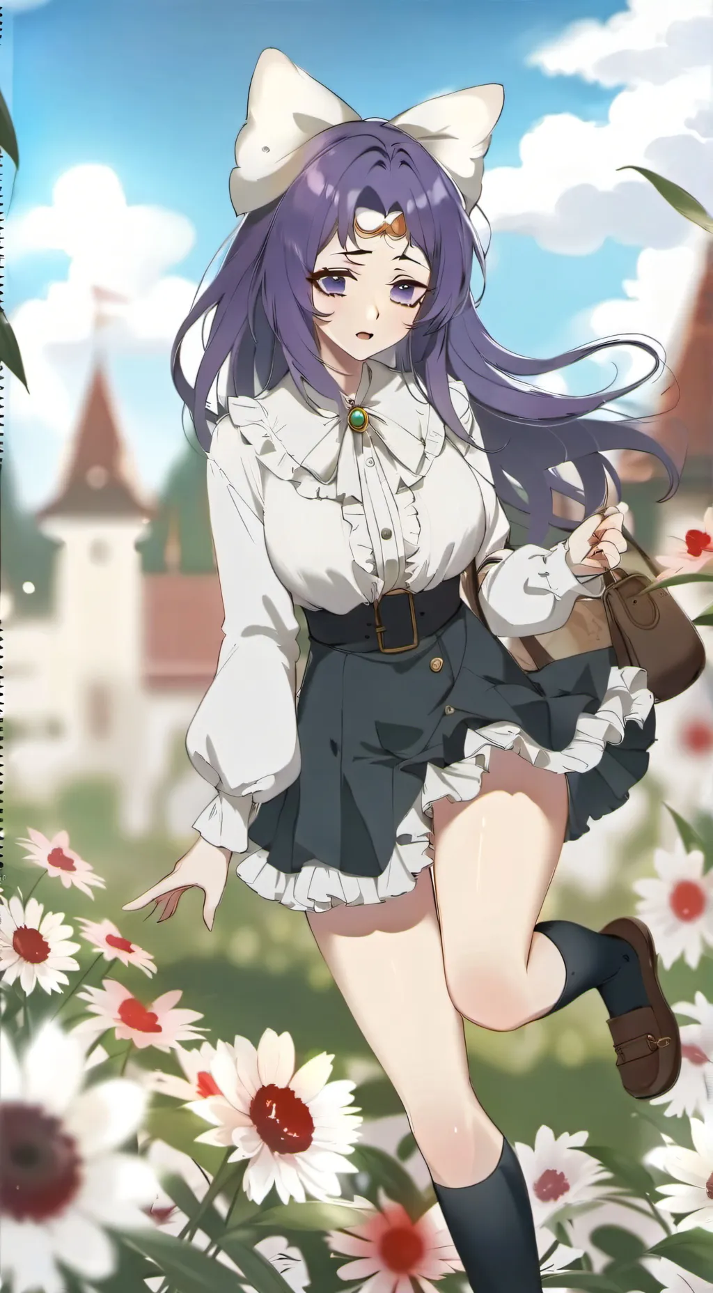 ai character: аня background