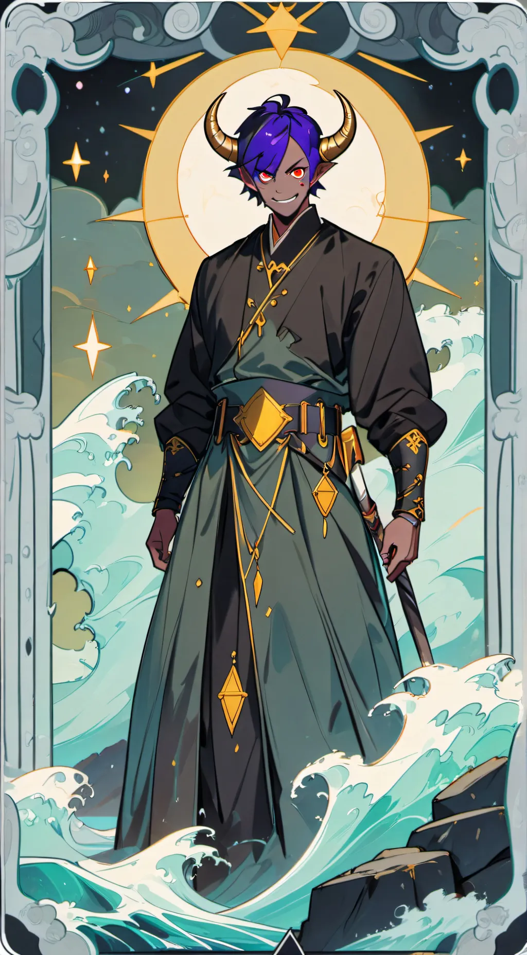 ai character: stupid demon background