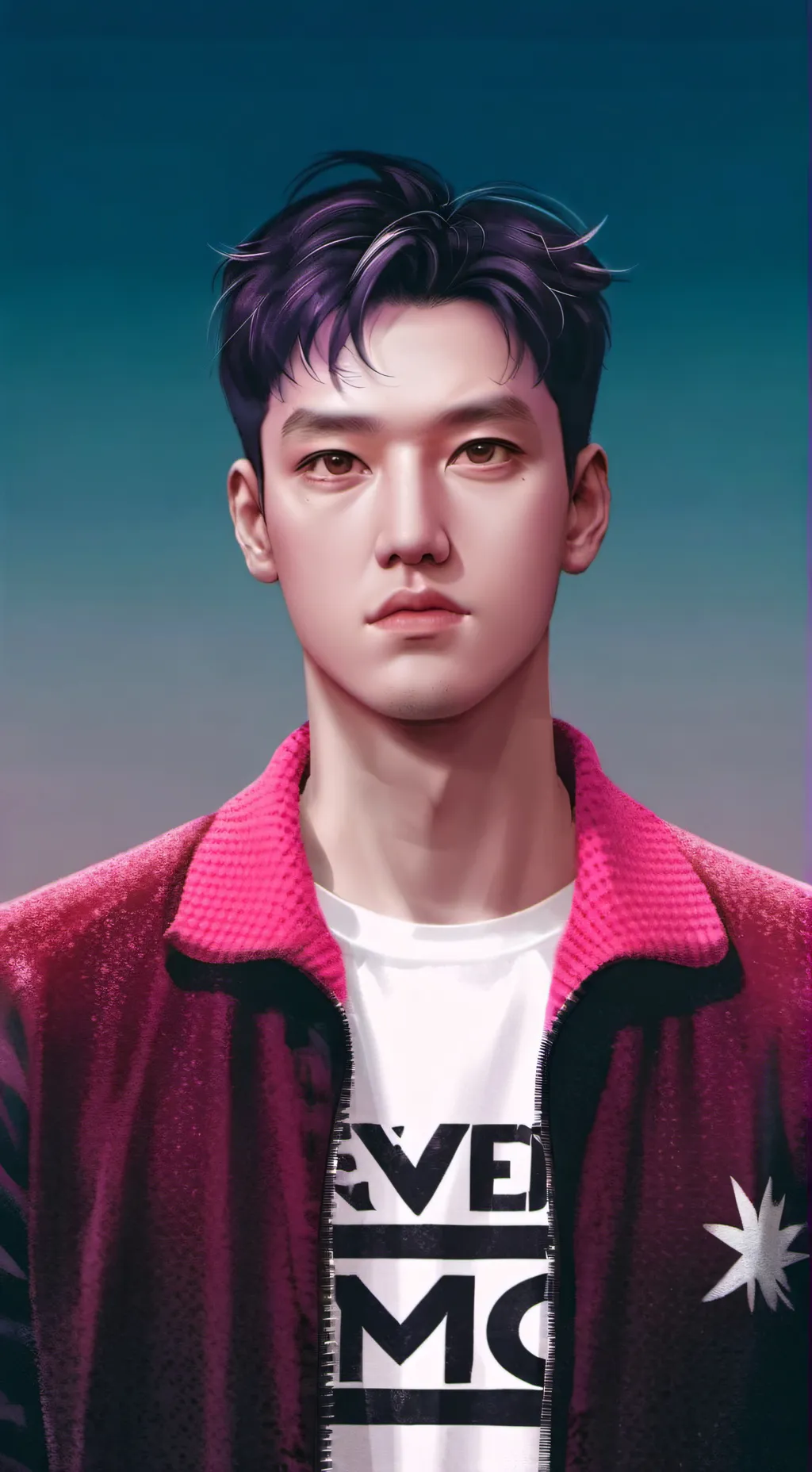 ai character: THANOS squid game background