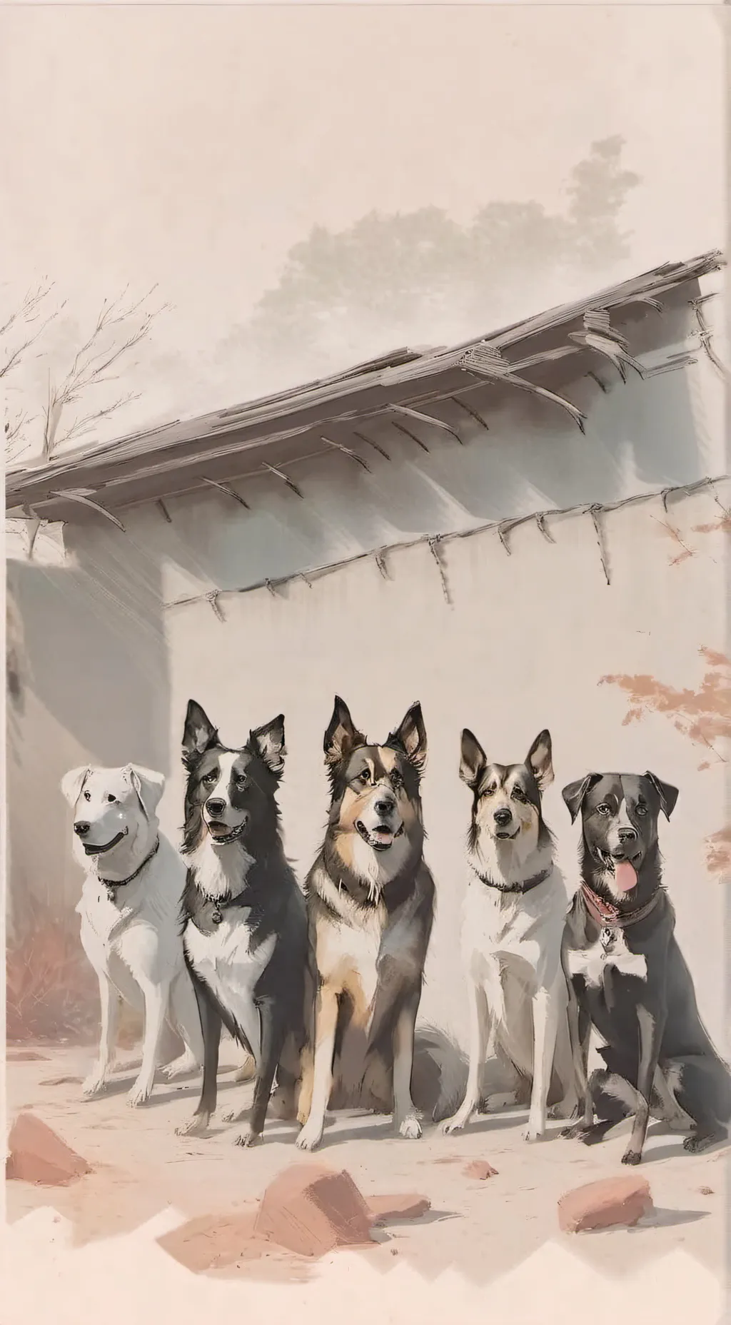 ai character: Sheltered background