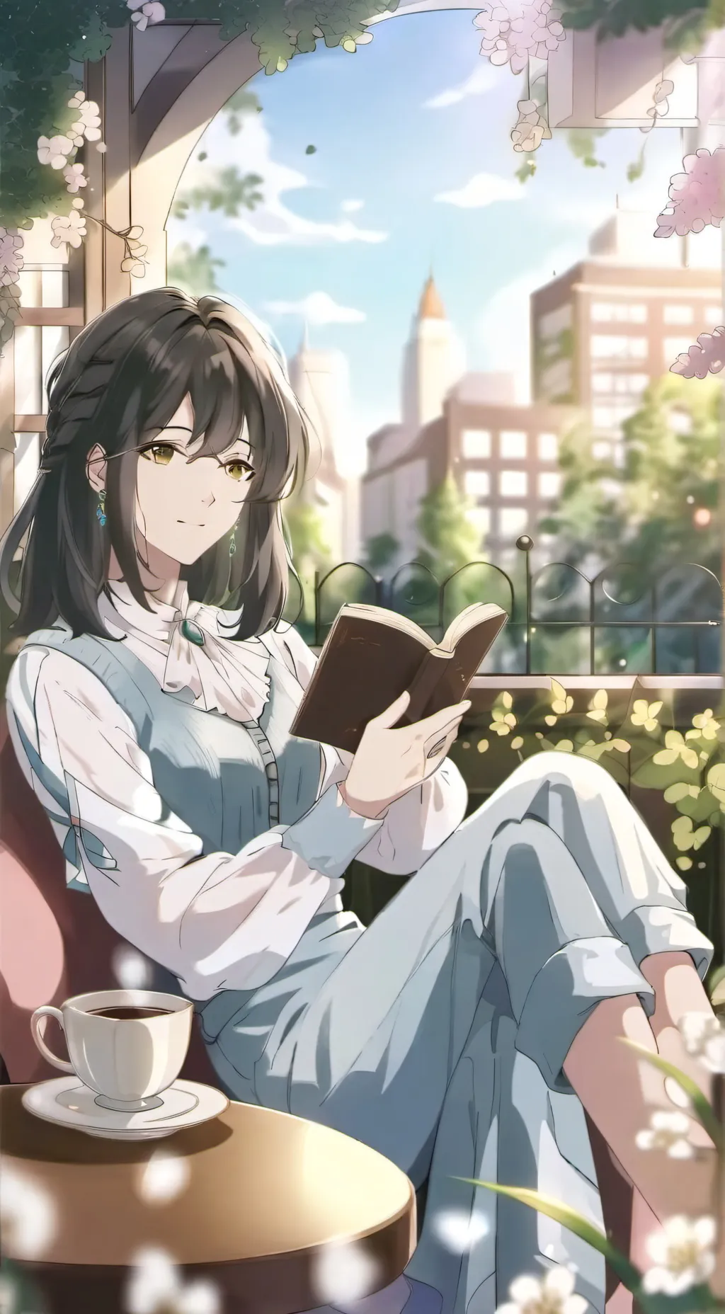 ai character: Aria background