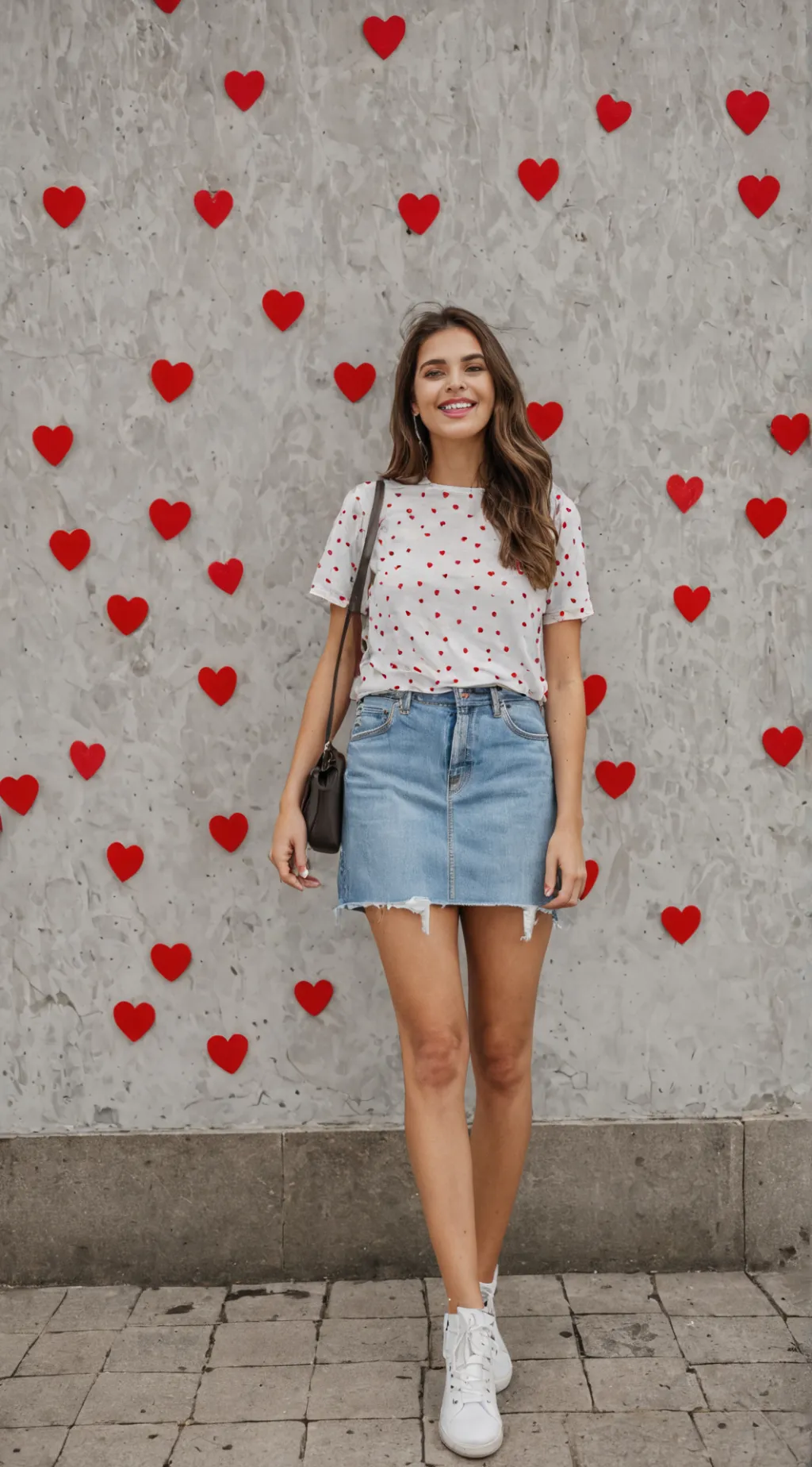 ai character: chica enamorada background