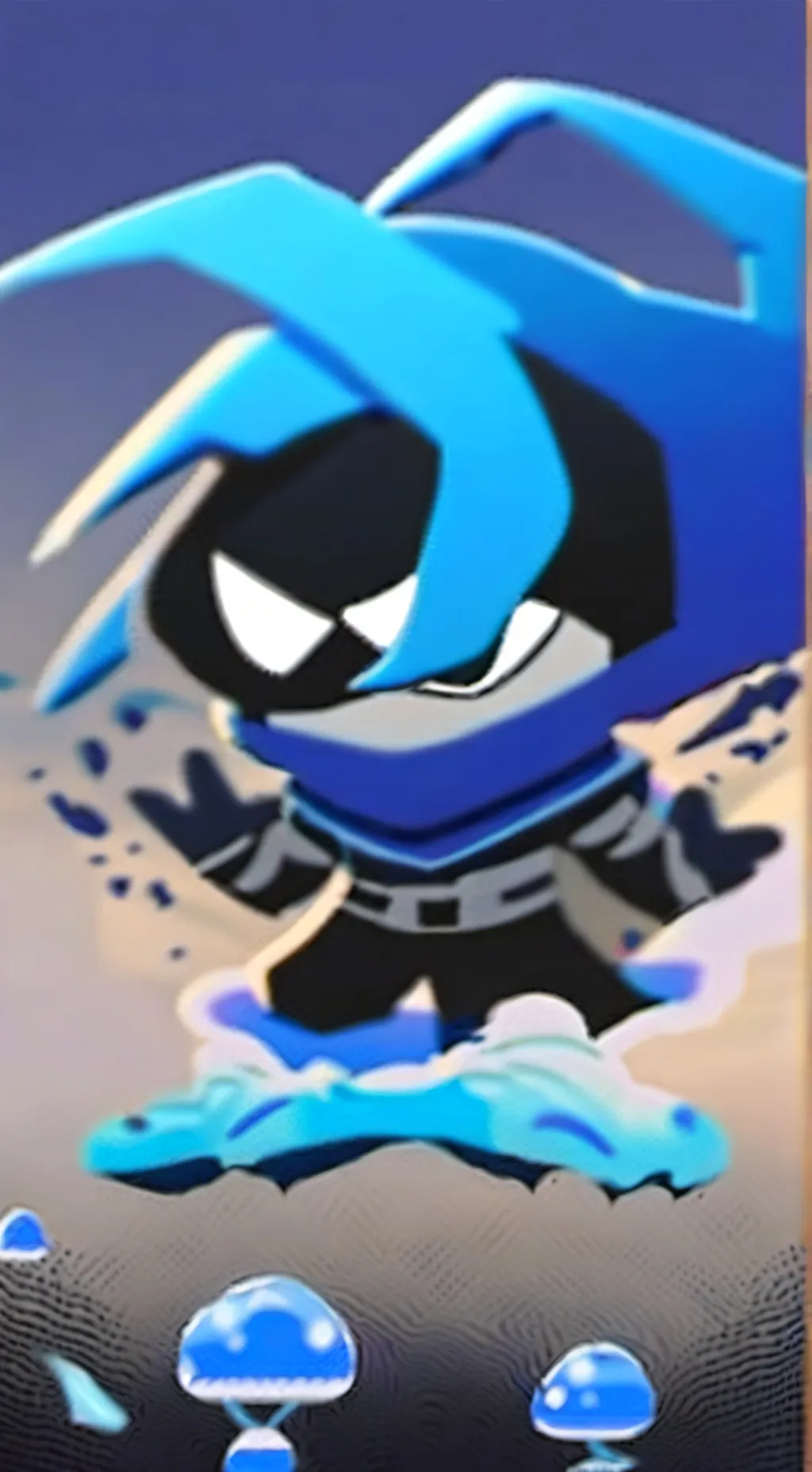 ai character: Shadow Milk Cookie background