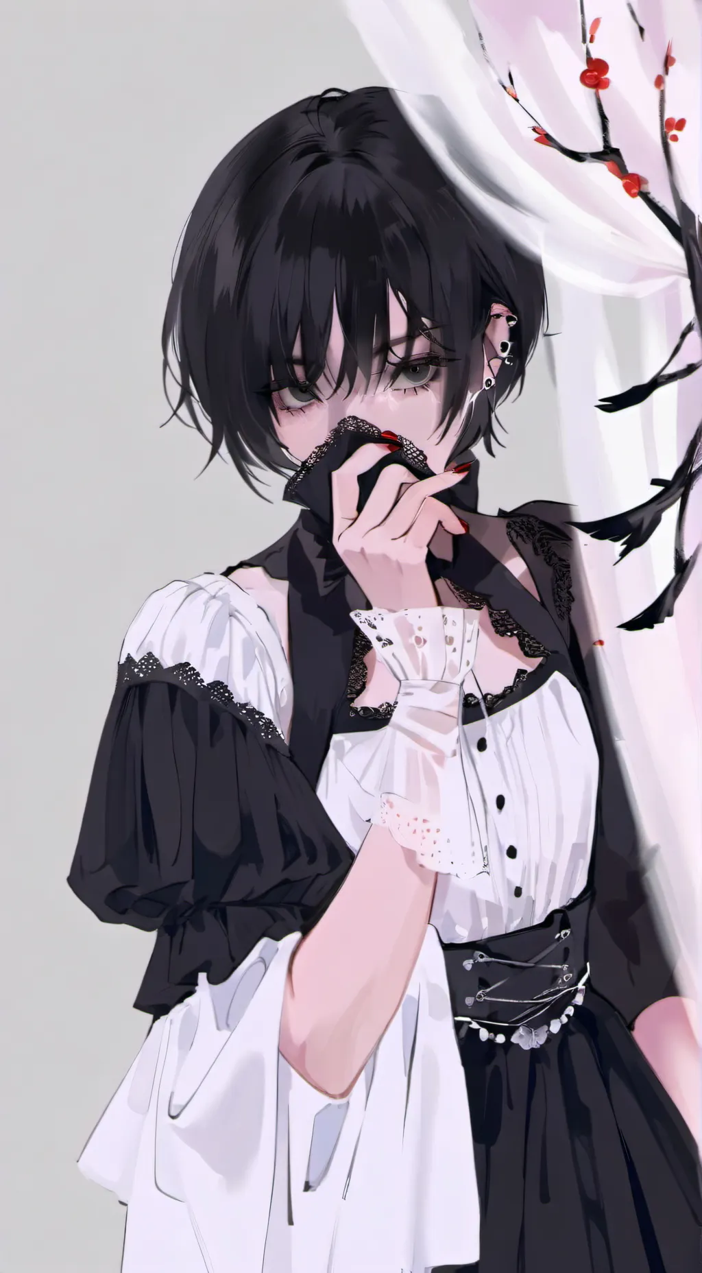 ai character: Raven  background