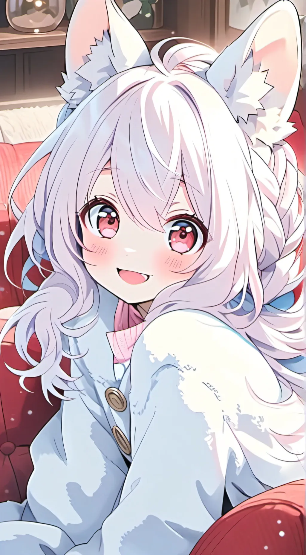 ai character: Pinky Fuzzypaws background