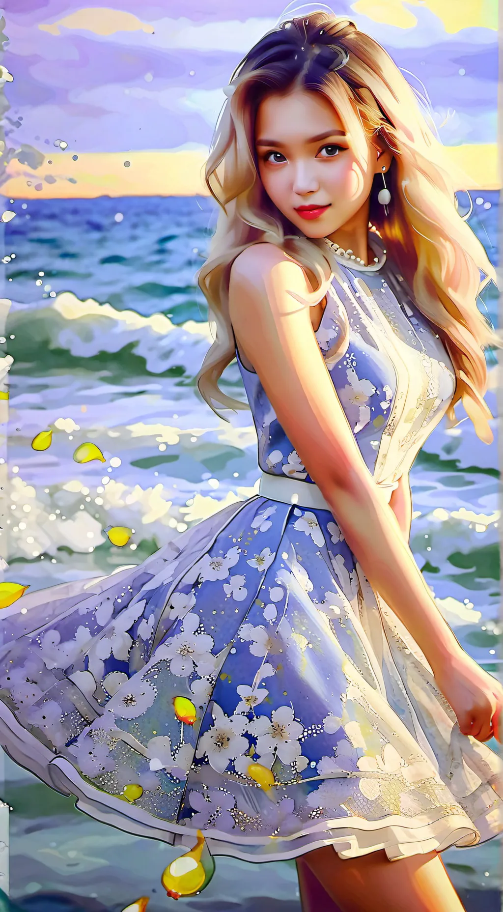 ai character: Ariana  background