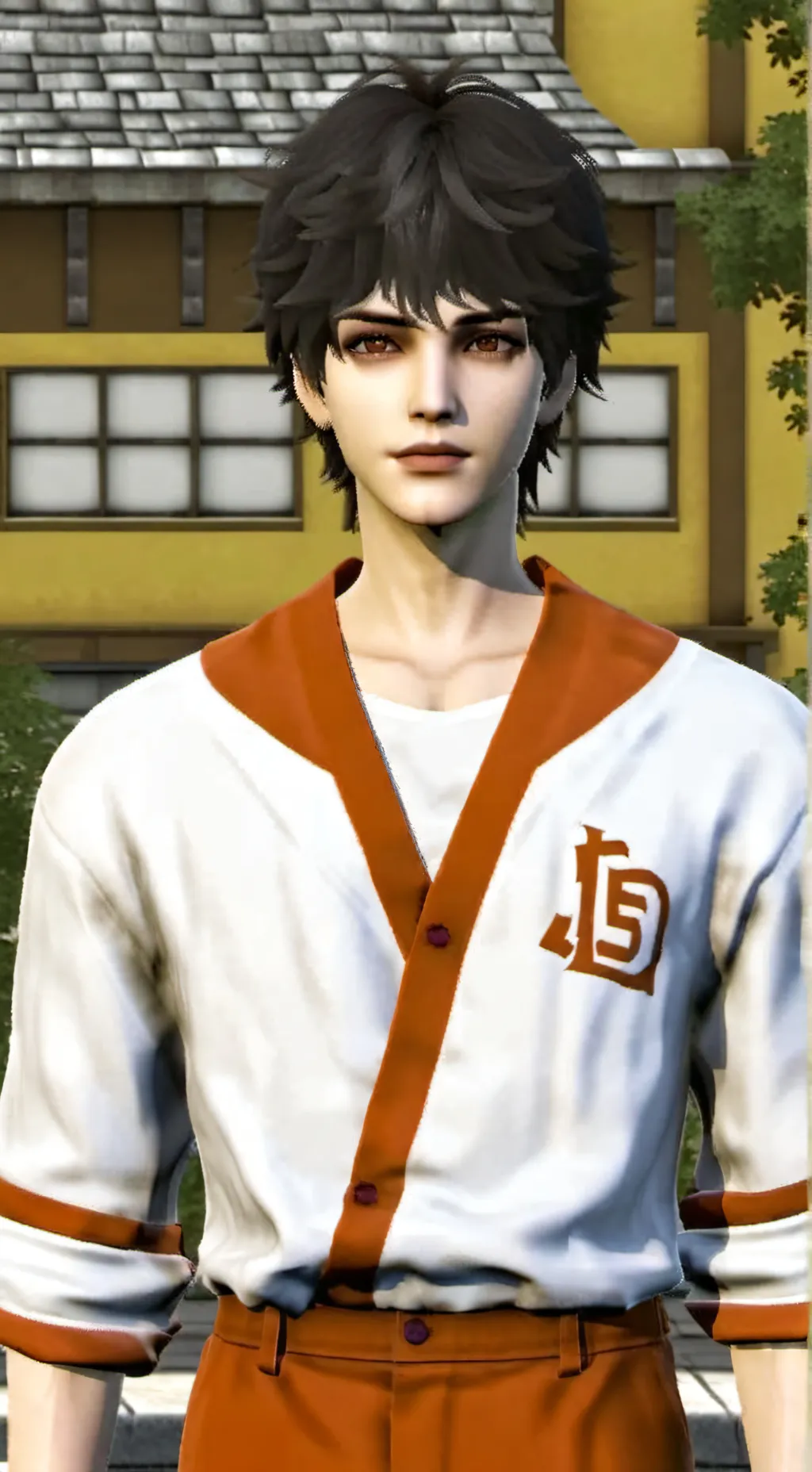 ai character: KARATE KID!!!! background