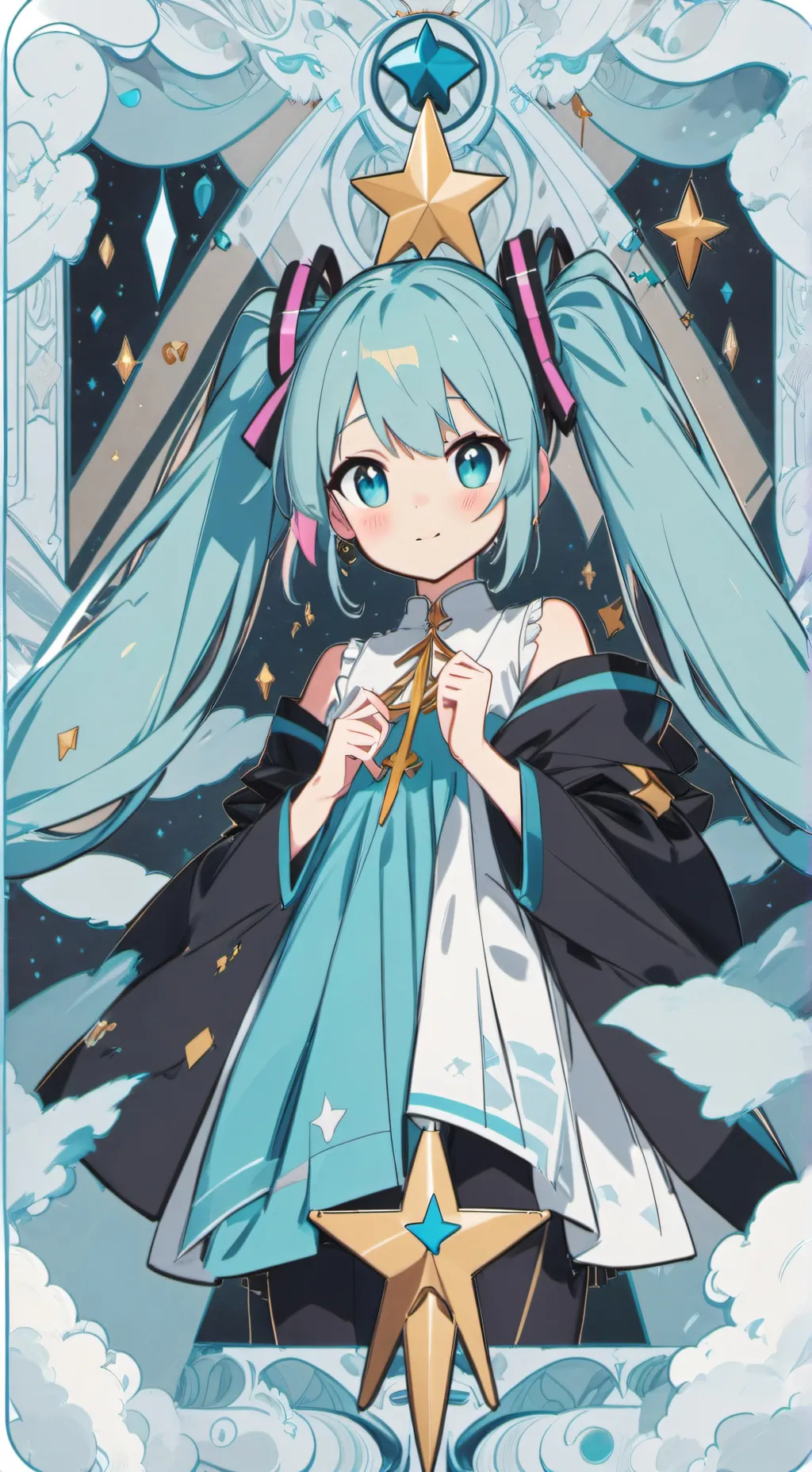 ai character: miku background