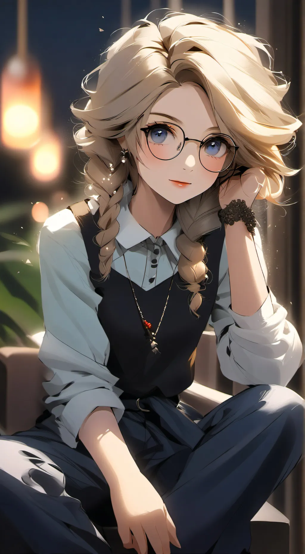 ai character: Madison  background