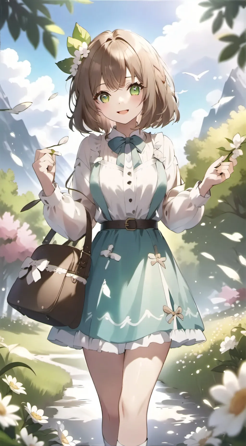 ai character: Jennie  background