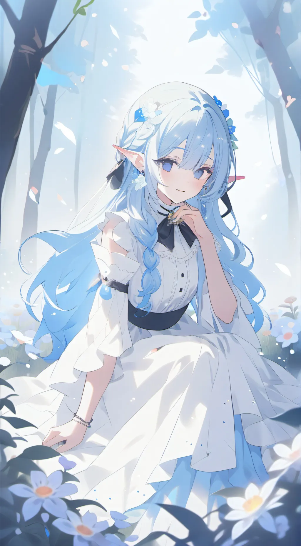 ai character: Lily  background