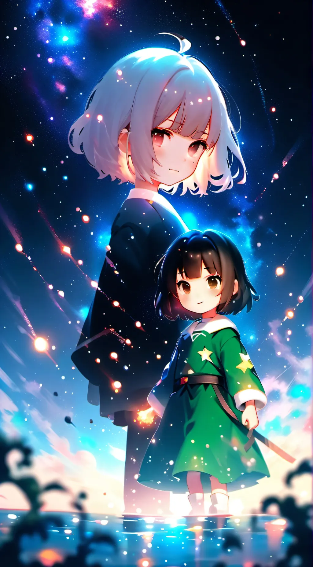 ai character: frisk vs chara background