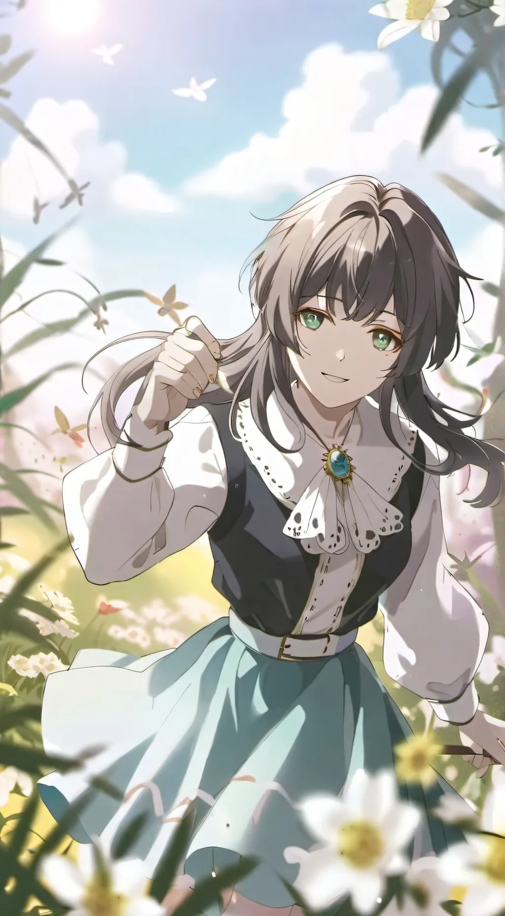 ai character: Bakugo  background