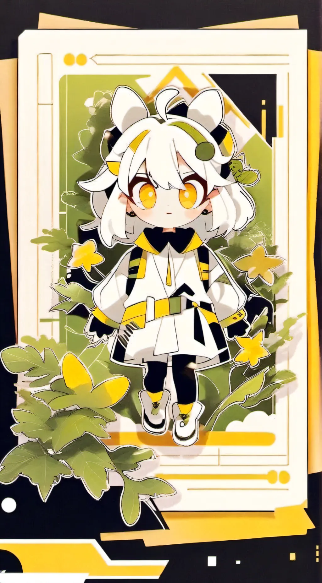 ai character: gigi+Connie background