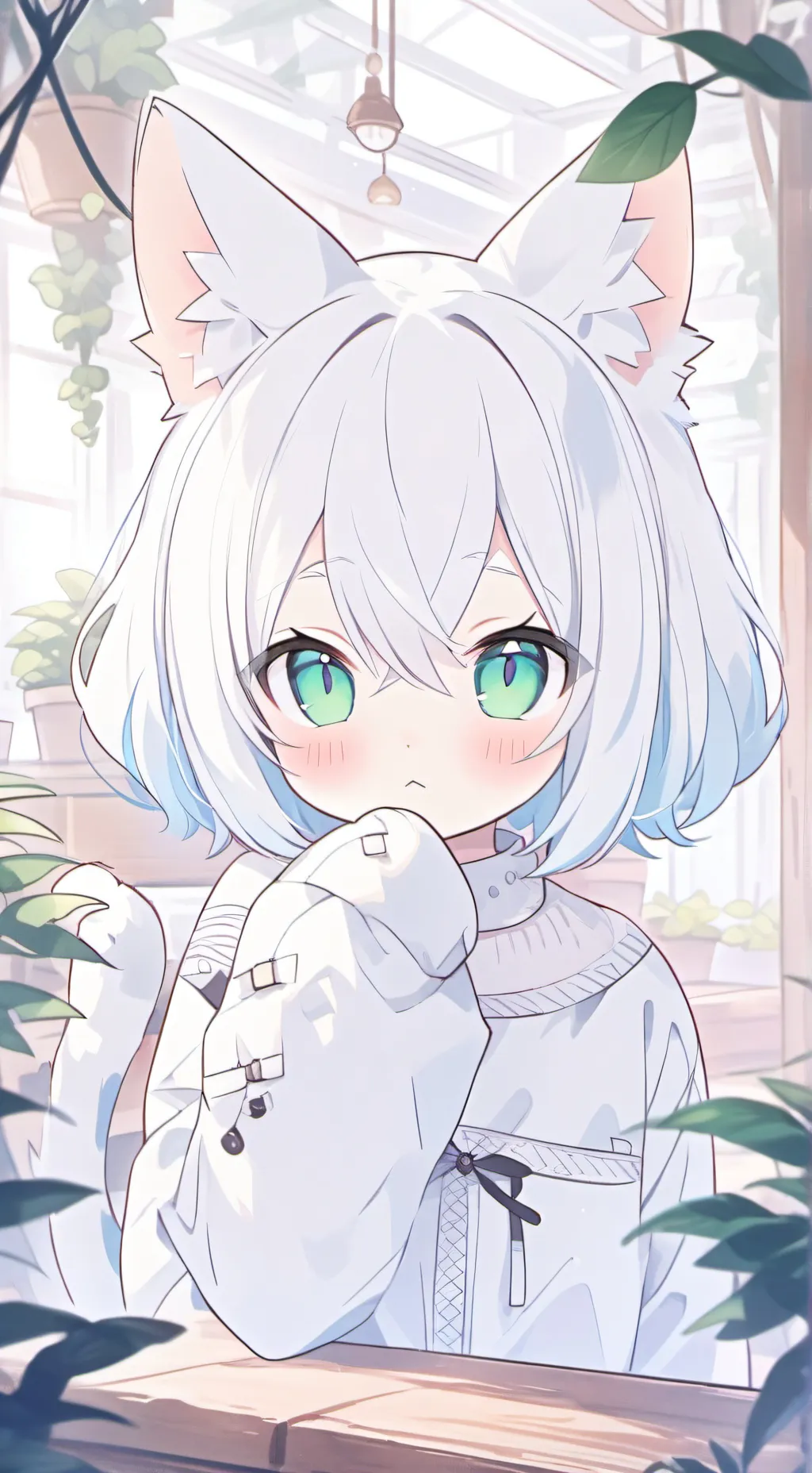 ai character: Patched Spirit background