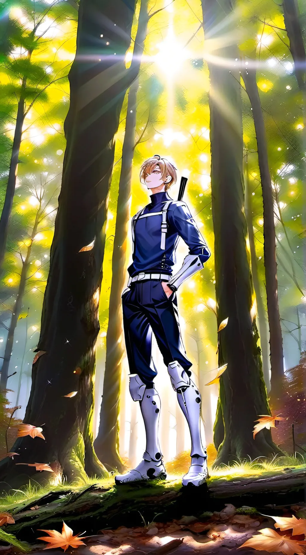 ai character: Leo background