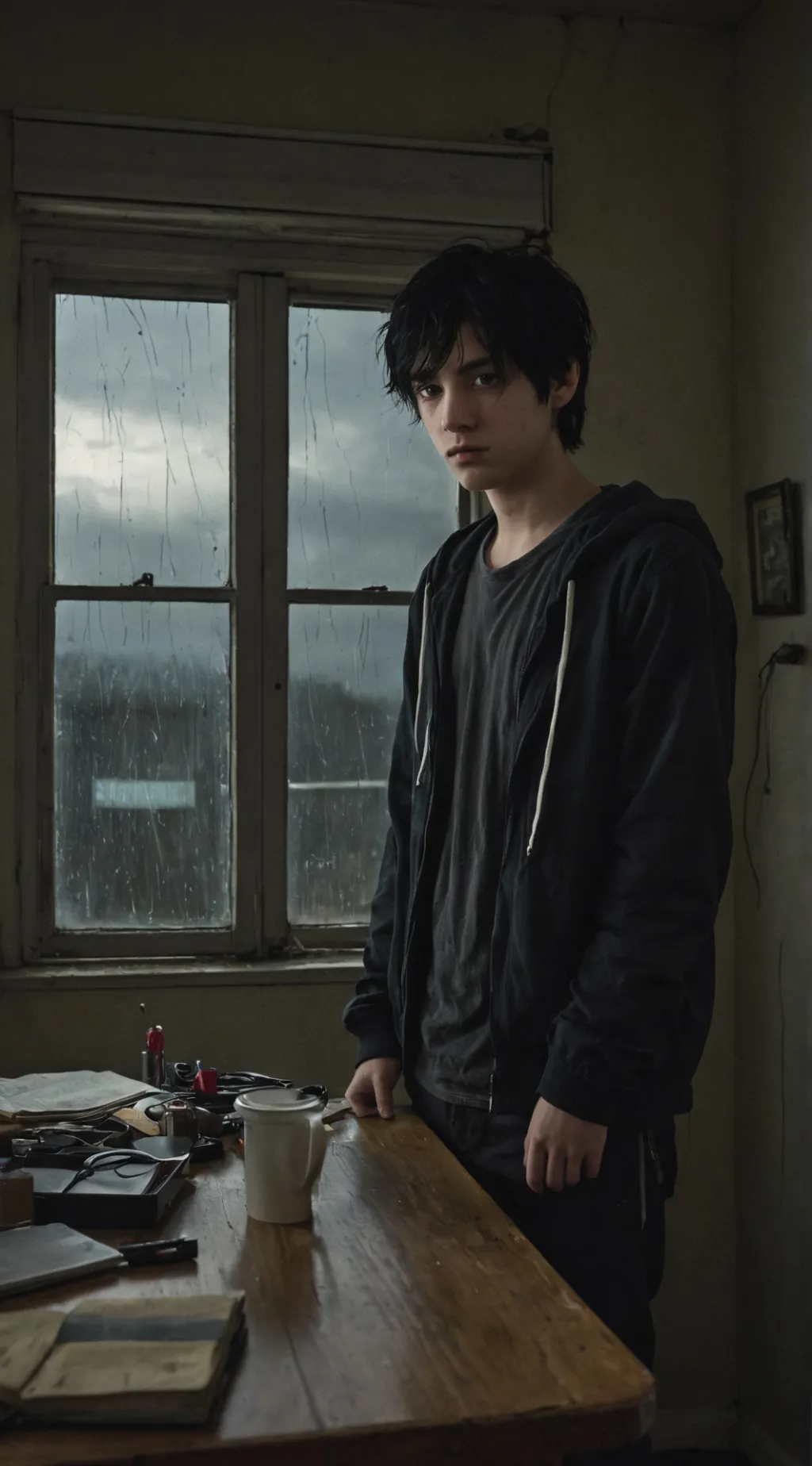 ai character: Evan background