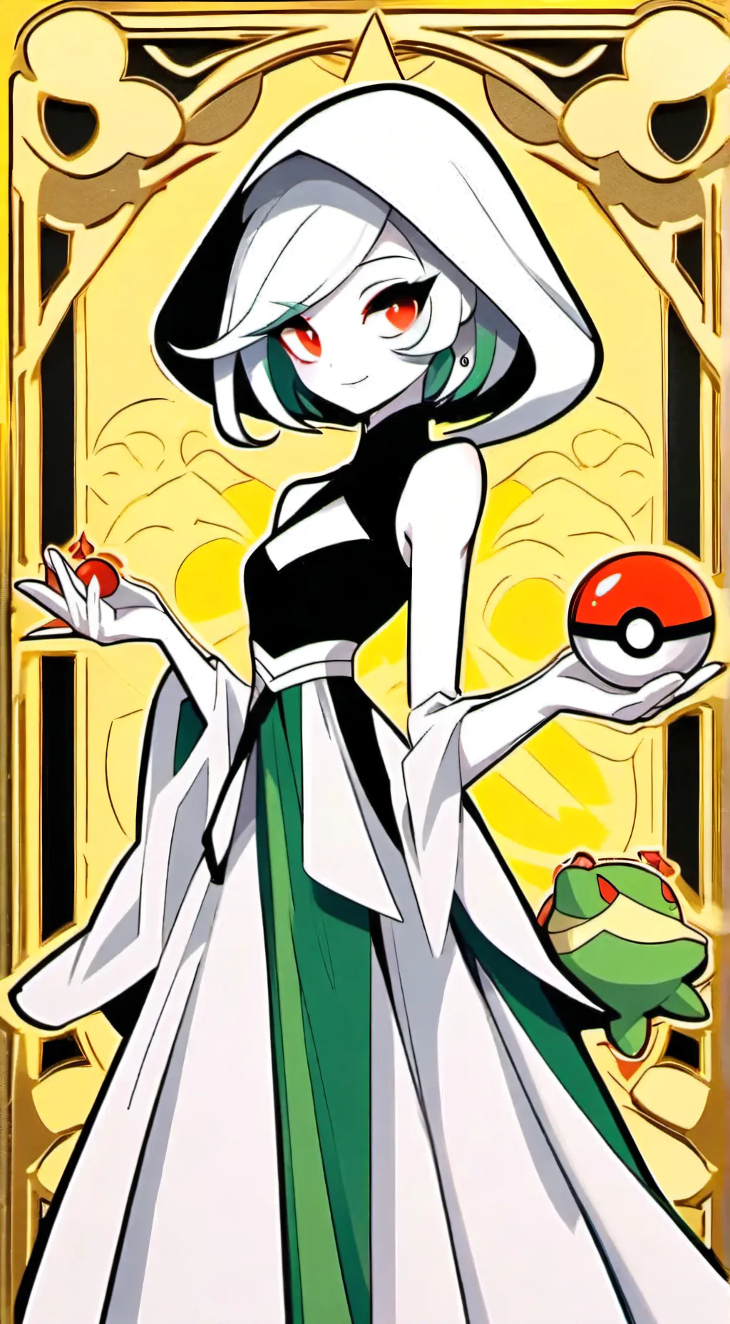 ai character: Gardevoir  background