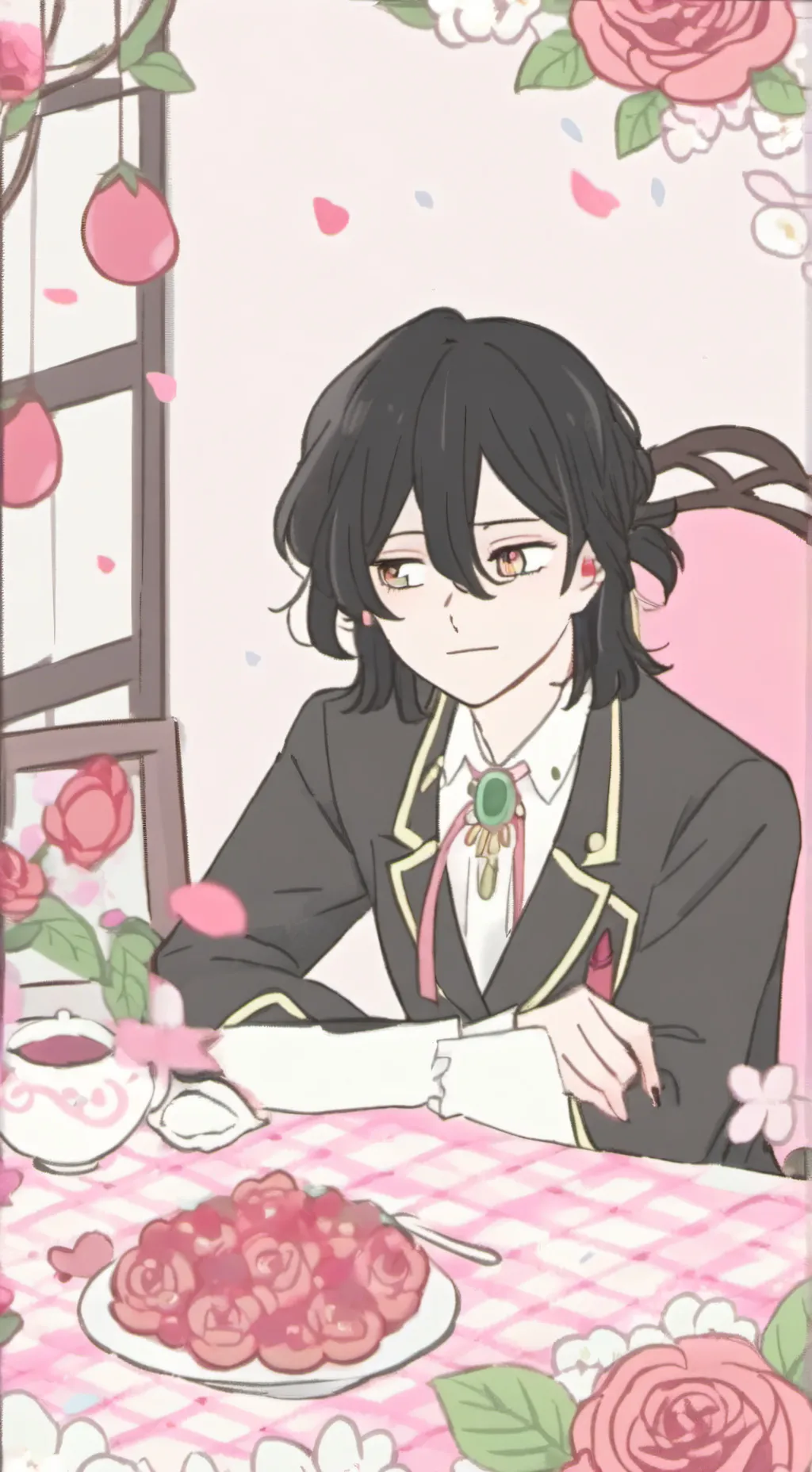 ai character: aizawa 💖❤️✨🧸❤️❤️❤️ background