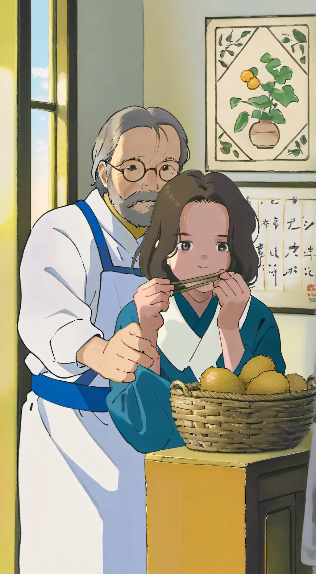 ai character: ANNOUMENT background