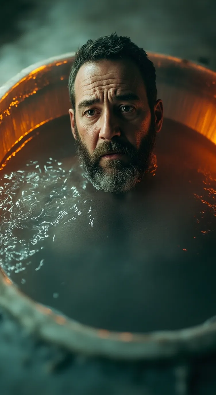 ai character: snow the snow face background