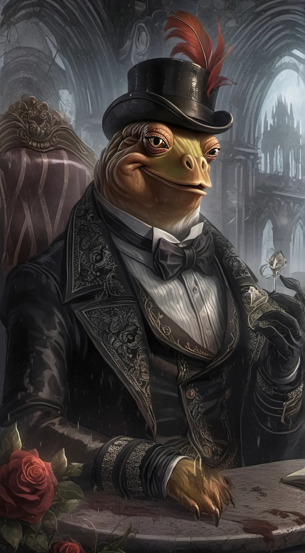 ai character: rana background